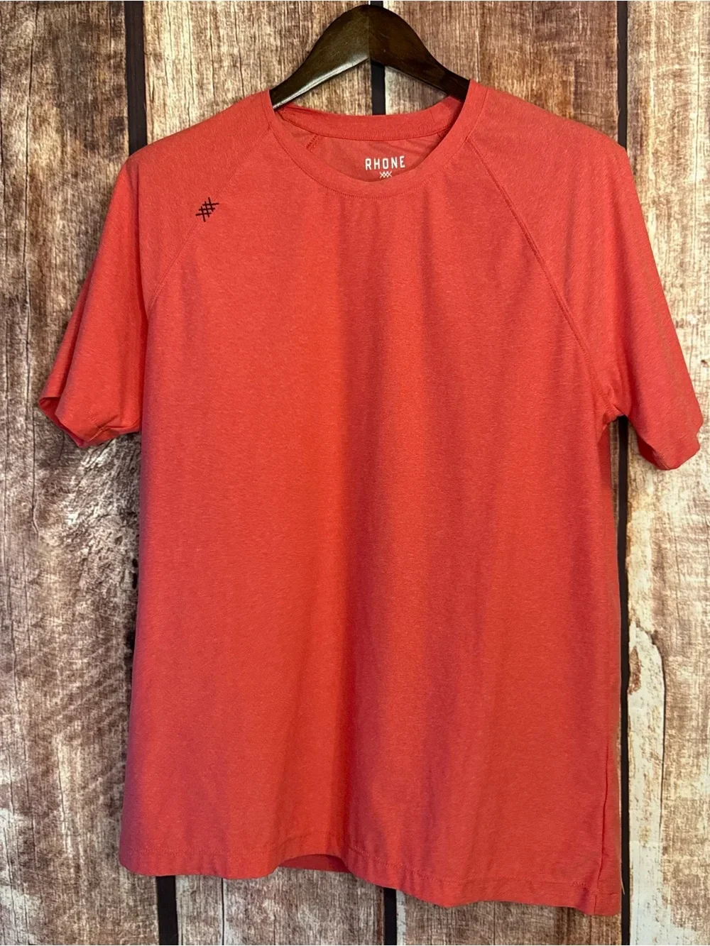 RHONE Red Short-Sleeve Performance Crew Tee
